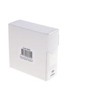 Rillprint ronde etiketten, diameter 25 mm, rol van 500 stuks, transparant - thumbnail