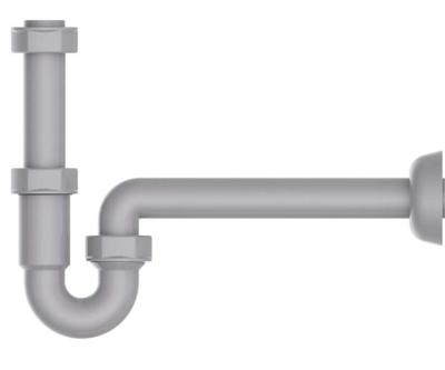 Kirchhoff ECO-SAVE kunststof sifon grijs, 1 1/4" x 32 mm - 98801049