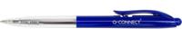 Q-CONNECT The Clicker balpen, intrekbaar, medium, doos van 20 stuks, blauw - thumbnail