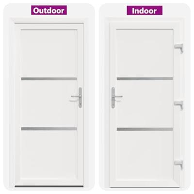 Voordeur Antraciet PVC