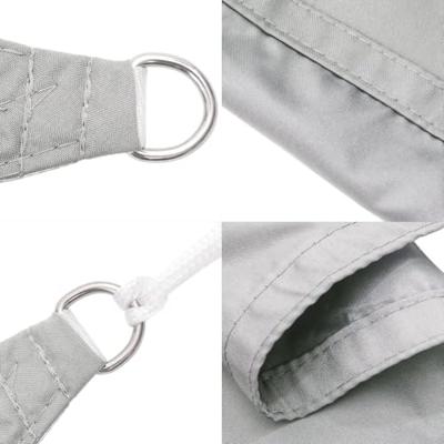VidaXL Zonnezeil 2,5x2,5x3,5 m 100% polyester oxford lichtgrijs VidaXL Zonnezeil 2,5x2,5x3,5 m 100% polyester oxford lichtgrijs
