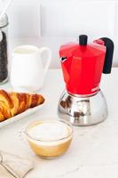 Italiaanse Koffiepot BRA INOX RED 6T Rood Roestvrij staal 6 Kopjes - thumbnail