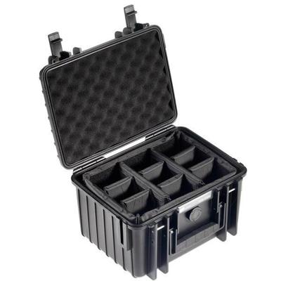 B&W outdoor.cases type 2000 zwart leeg