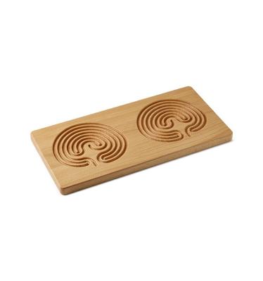 Therapeutenwinkel Dubbel hout vingerlabyrint 1 Stuks
