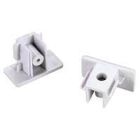 SLV 143131 230V-railsysteemcomponenten Eindstuk Set van 2 stuks 1-fasig Wit - thumbnail