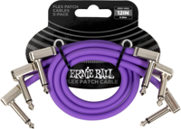 Ernie Ball EEB 6453 Flex patch cable 30 cm, Violet 3-pack - thumbnail