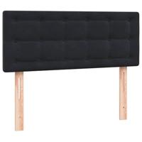 Boxspring met matras en LED fluweel zwart 120x210 cm - thumbnail