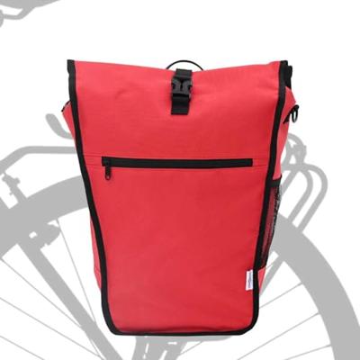 VidaXL Fietstas rood 34 x 16 x 59 cm polyester VidaXL Fietstas rood 34 x 16 x 59 cm polyester