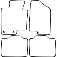 Automatten passend voor Kia Optima 2011- TMKI538 - thumbnail