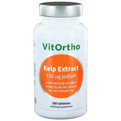 VitOrtho Kelp Extract (150mcg Jodium) Tabletten 200st