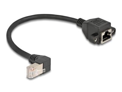 Ngk Delock netwerkverleabel s/ftp stekker rj45 stekker 90° gehoekte