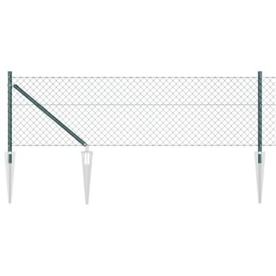VidaXL Afrasteringspaal groen 10 x 0,4 m (60 x 60 mm gaas) VidaXL Afrasteringspaal groen 10 x 0,4 m (60 x 60 mm gaas)