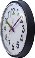 NeXtime NX-7308WI Wandklok NXT Diam. 26cm Kunststof Wit, Witte Wijzerplaat - thumbnail