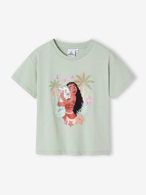T-shirt met korte mouwen voor meisjes VAIANA blauwgroen