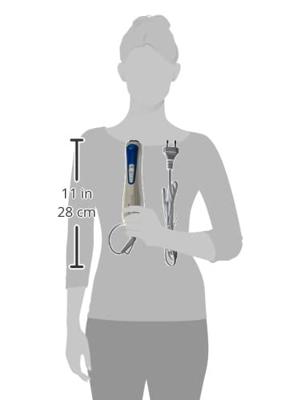 CONCEPT KF-1310 Heteluchtborstel Blauw, Wit 400 W 0,19 m