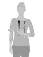 CONCEPT KF-1310 Heteluchtborstel Blauw, Wit 400 W 0,19 m - thumbnail