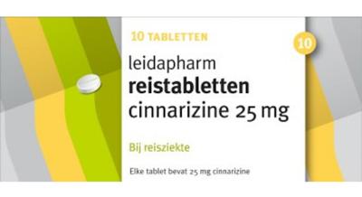 Cinnarazine 25mg 10 Tabletten