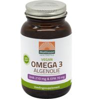 Vegan omega-3 algenolie DHA 210mg EPA 70mg 60 Vegetarische capsules - thumbnail