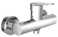 FUTURA ééngreepsmengkraan douche, chroom duurzaam verchroming - conform DIN EN 248 bijzonder stil - geluidsklasse A geluidsarme, verwisselbare 35 mm-cartouche ½" (Ø ca. 1,9 cm) verbinding voor - thumbnail