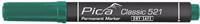 Pica 521/36 Permanent Marker | 2-6mm | Groen | 10 stuks - PI52136 - thumbnail