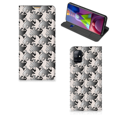 Samsung Galaxy M51 Hoesje maken Salamander Grey Samsung Galaxy M51 Hoesje maken Salamander Grey