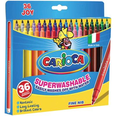 Carioca viltstift Superwashable Joy, 36 stiften in een kartonnen etui
