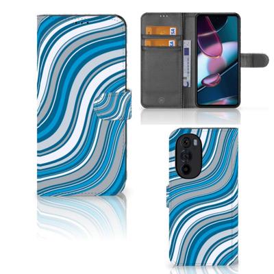 Motorola Edge 30 Pro | Telefoon Hoesje | Waves Blue Motorola Edge 30 Pro | Telefoon Hoesje | Waves Blue