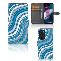 Motorola Edge 30 Pro | Telefoon Hoesje | Waves Blue - thumbnail