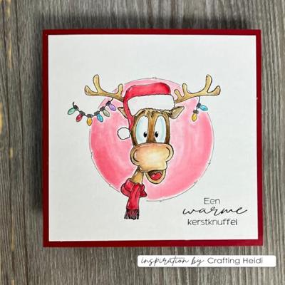 Vaessen Creative • clear stamps rendier 1 14st.