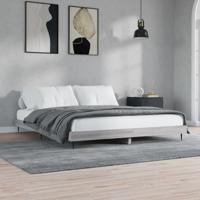 Bedframe zonder matras 180x200 cm spaanplaat grijs Sonoma - thumbnail