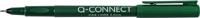 Q-CONNECT fineliner, 0,4 mm, groen - thumbnail