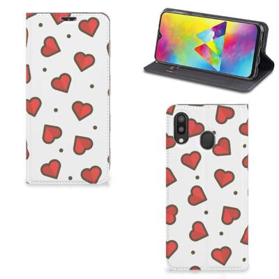 Samsung Galaxy M20 | Hoesje met Magneet | Hearts
