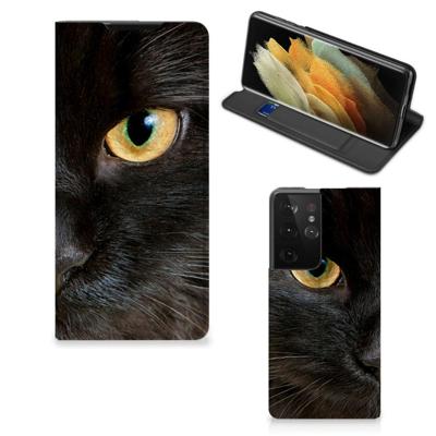Samsung Galaxy S21 Ultra | Hoesje maken | Zwarte Kat