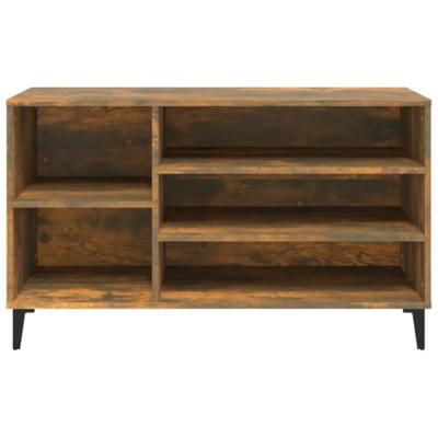 VidaXL Schoenenkast 102x36x60 cm bewerkt hout gerookt eikenkleurig