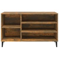 VidaXL Schoenenkast 102x36x60 cm bewerkt hout gerookt eikenkleurig - thumbnail