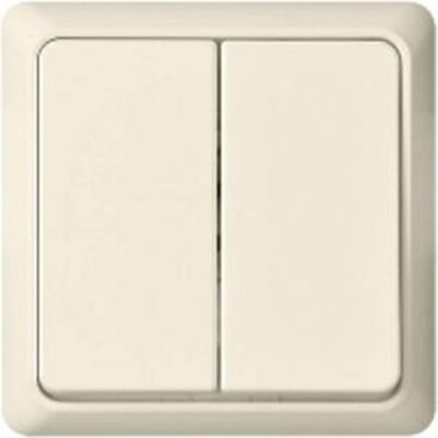 ELSO dubbele knop 506190 42V/1A UP RENOVATIE parelwit 1 stuk(s) ELSO dubbele knop 506190 42V/1A UP RENOVATIE parelwit 1 stuk(s)