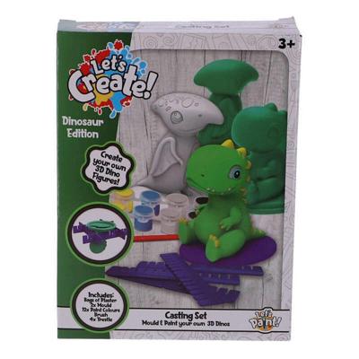 Lets Create! Lets greate! gipsgieten dino