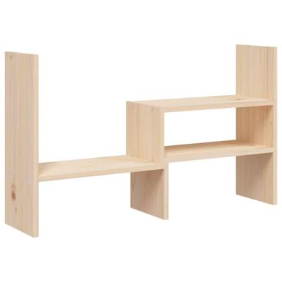 VidaXL Monitorstandaard (39-72)x17x43 cm massief grenenhout VidaXL Monitorstandaard (39-72)x17x43 cm massief grenenhout