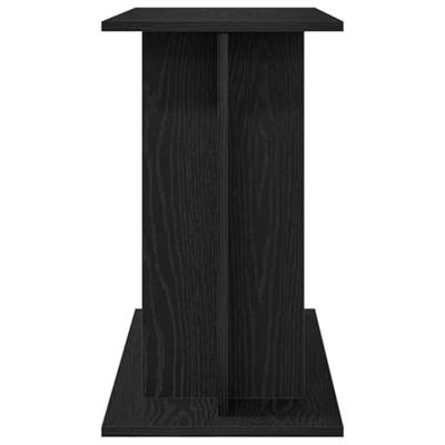 Aquariumstandaard 80x35x60 cm spaanplaat zwart eikenkleurig