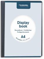 Europel showalbum Opus Frontview, ft A4, PP, 20 tassen, antraciet - thumbnail