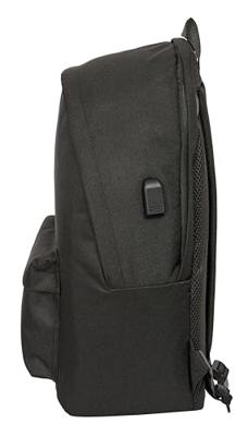 Rugtas voor Laptop en Tablet met USB Uitgang Kings League +usb kings league Zwart 31 x 44 x 18 cm Rugtas voor Laptop en Tablet met USB Uitgang Kings League +usb kings league Zwart 31 x 44 x 18 cm