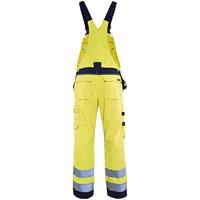 Blåkläder Multinorm bretelbroek 26081514 | High-Vis Geel/Marineblauw | Maat 52 - 7330509501535 - thumbnail