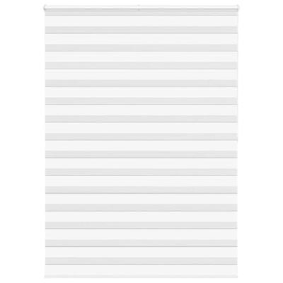 VidaXL Zebra rolgordijn 165x200 cm stofbreedte 160,9cm polyester wit VidaXL Zebra rolgordijn 165x200 cm stofbreedte 160,9cm polyester wit