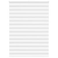 Zebra rolgordijn 165x200 cm stofbreedte 160,9cm polyester wit - thumbnail