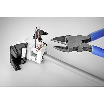 Renkforce zonder gereedschap RJ45-inbouwmodule Keystone CAT 6A Renkforce zonder gereedschap RJ45-inbouwmodule Keystone CAT 6A