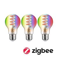 29163 Paulmann Home LED-lamp E27 Energielabel: G (A - G) 6.3 W RGBW Goud - thumbnail