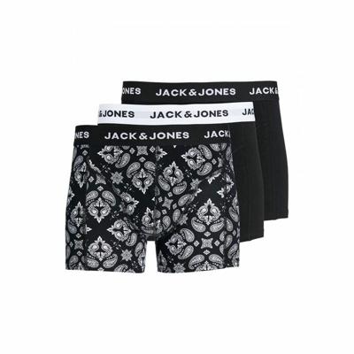 Heren Boxer Shorts Jack & Jones Jacparis Trunks Zwart Maat L
