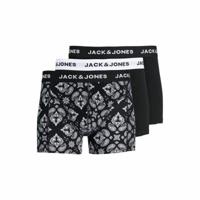 Heren Boxer Shorts Jack & Jones Jacparis Trunks Zwart Maat L - thumbnail
