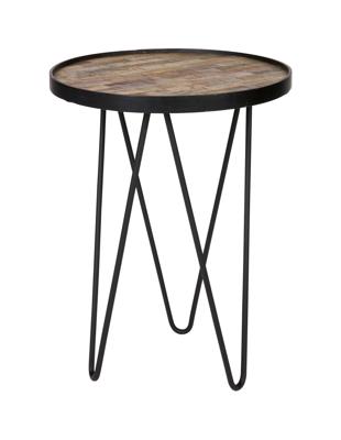 WOOOD Bijzettafel 'Lev' Teakhout, Ø39cm WOOOD Bijzettafel 'Lev' Teakhout, Ø39cm