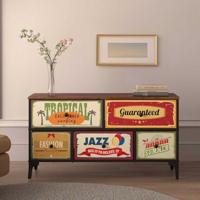 Ladekast Max Home Vintage 103 x 56 x 30 cm - thumbnail